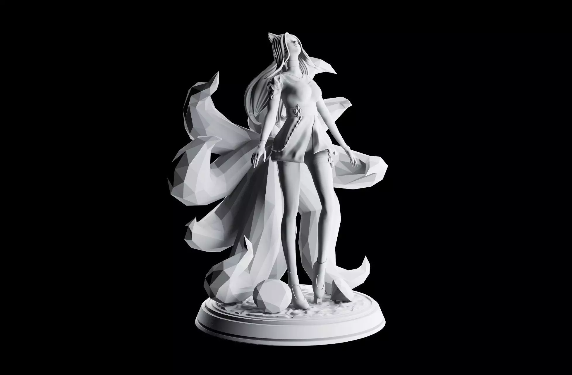Ahri KDA ALL-OUT LOL - league of legends 3d print model 3D print model