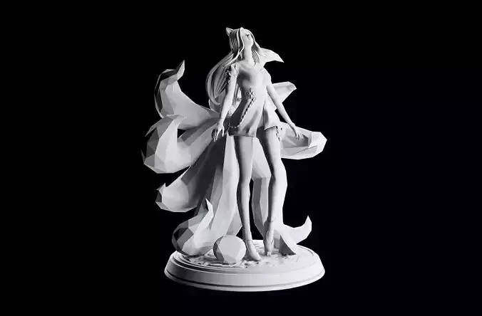 Ahri KDA ALL-OUT LOL - league of legends 3d print model  3D print model