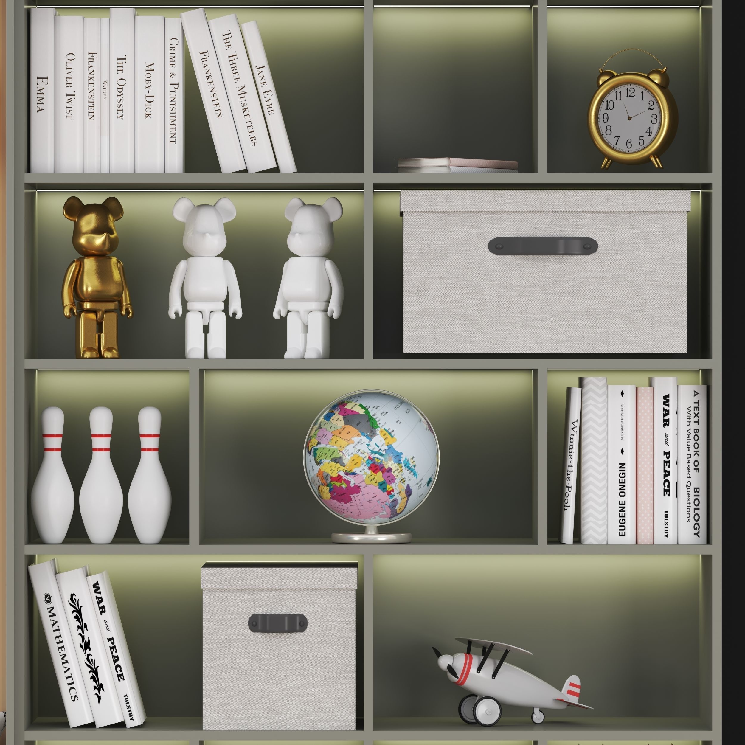 Childrens-playroom Low-poly 3D model_2