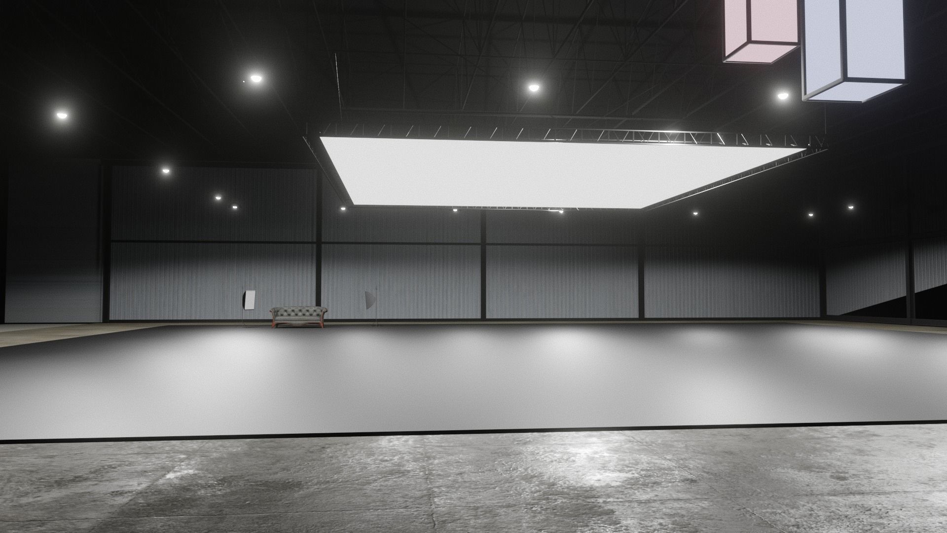 PHOTO STUDIO interior car studio 3D model 3D model_9