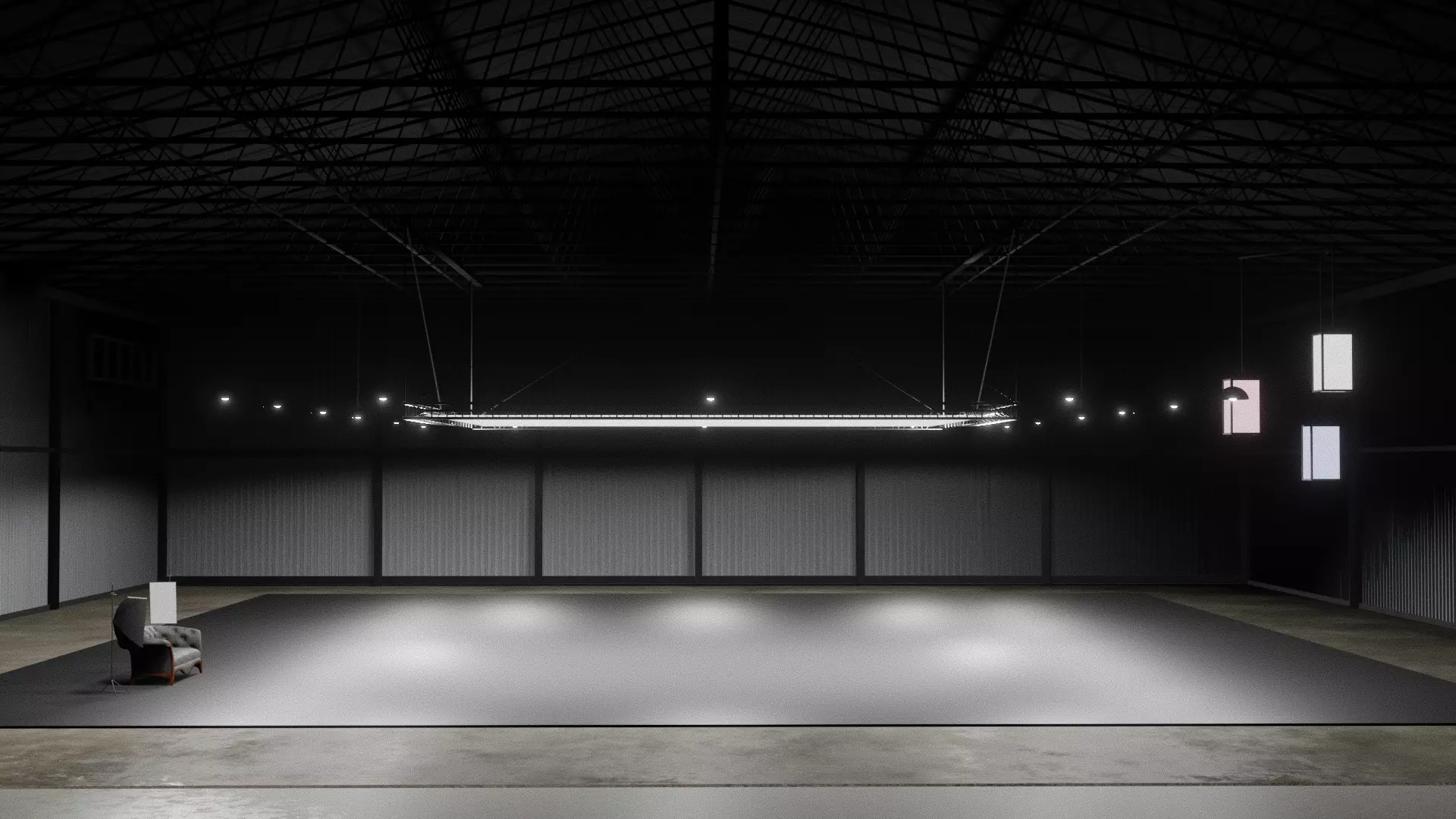 PHOTO STUDIO interior car studio 3D model 3D model_0