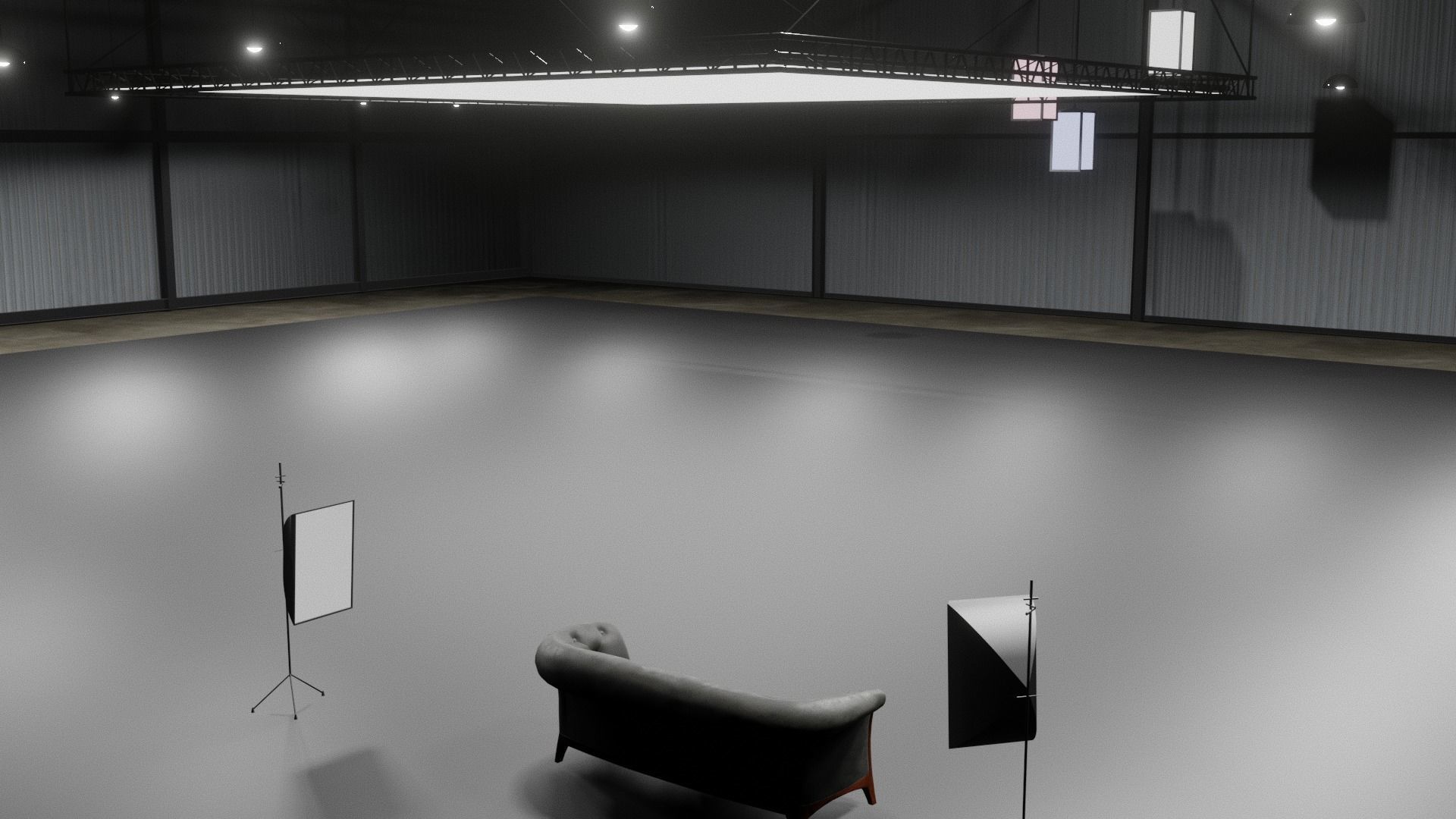 PHOTO STUDIO interior car studio 3D model 3D model_12