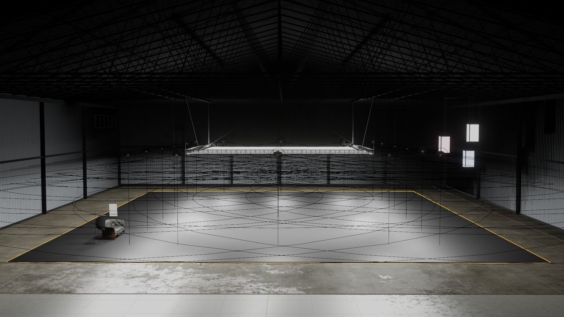 PHOTO STUDIO interior car studio 3D model 3D model_3