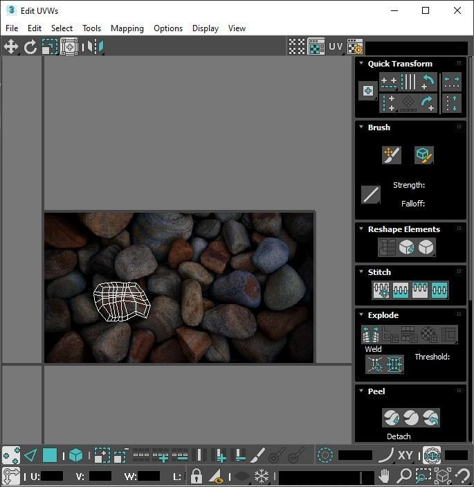 Rocks Set 3D model_23