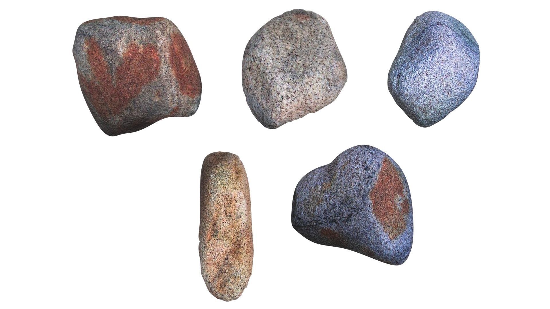 Rocks Set 3D model_12