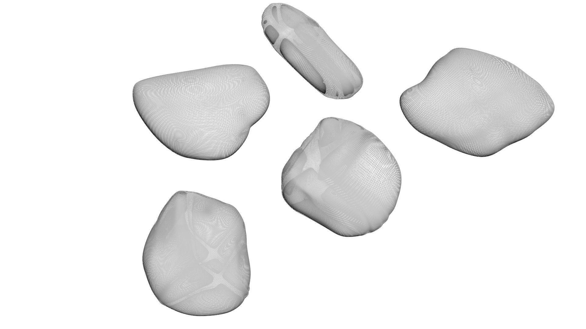 Rocks Set 3D model_15