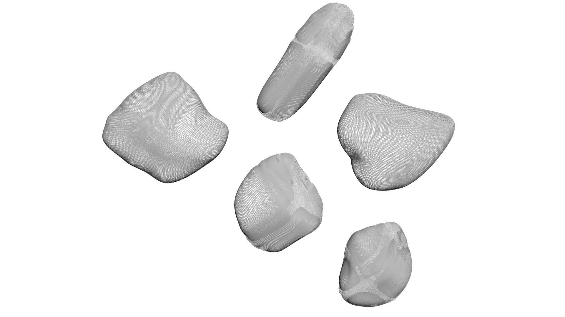 Rocks Set 3D model_18