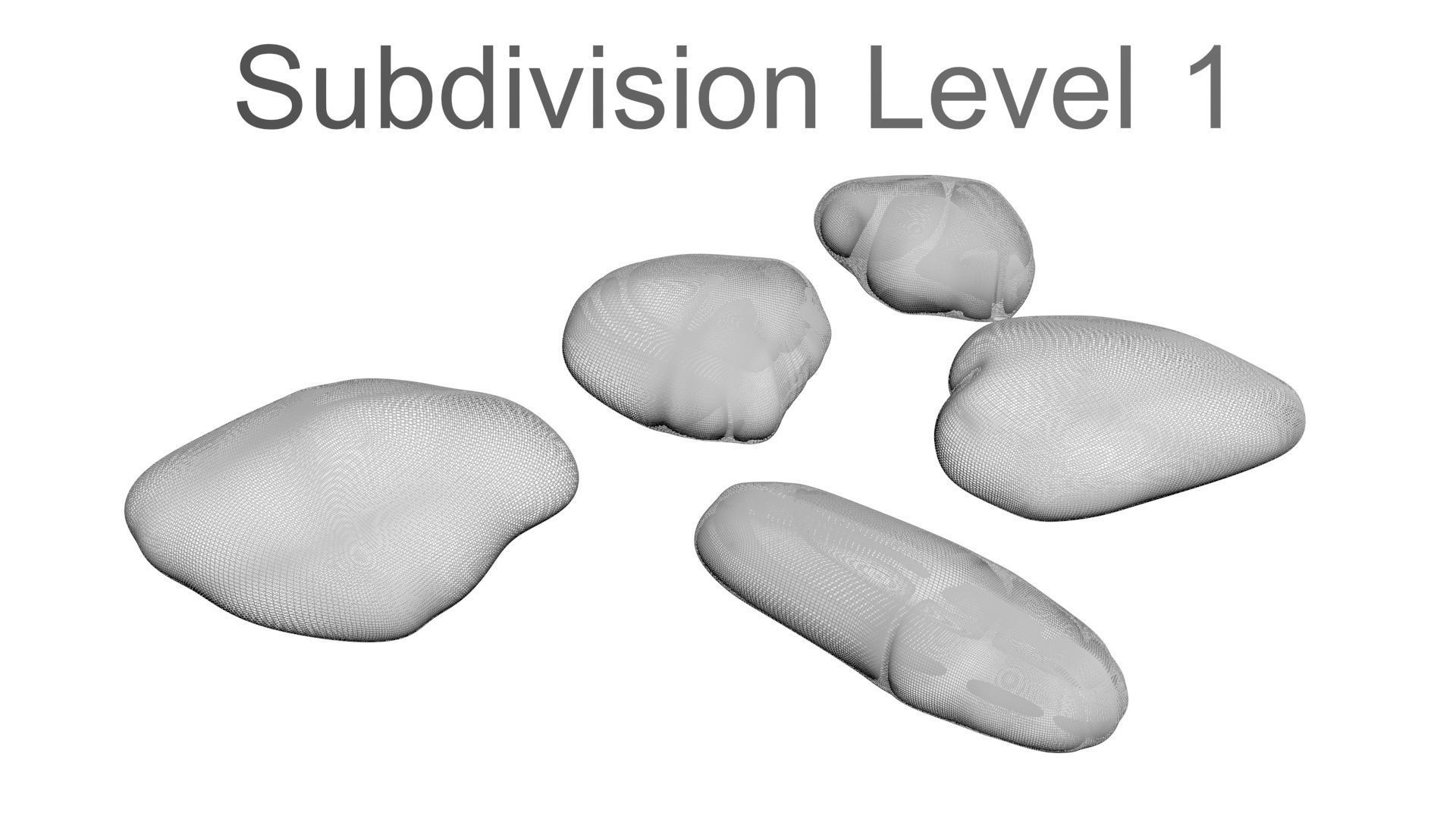 Rocks Set 3D model_20