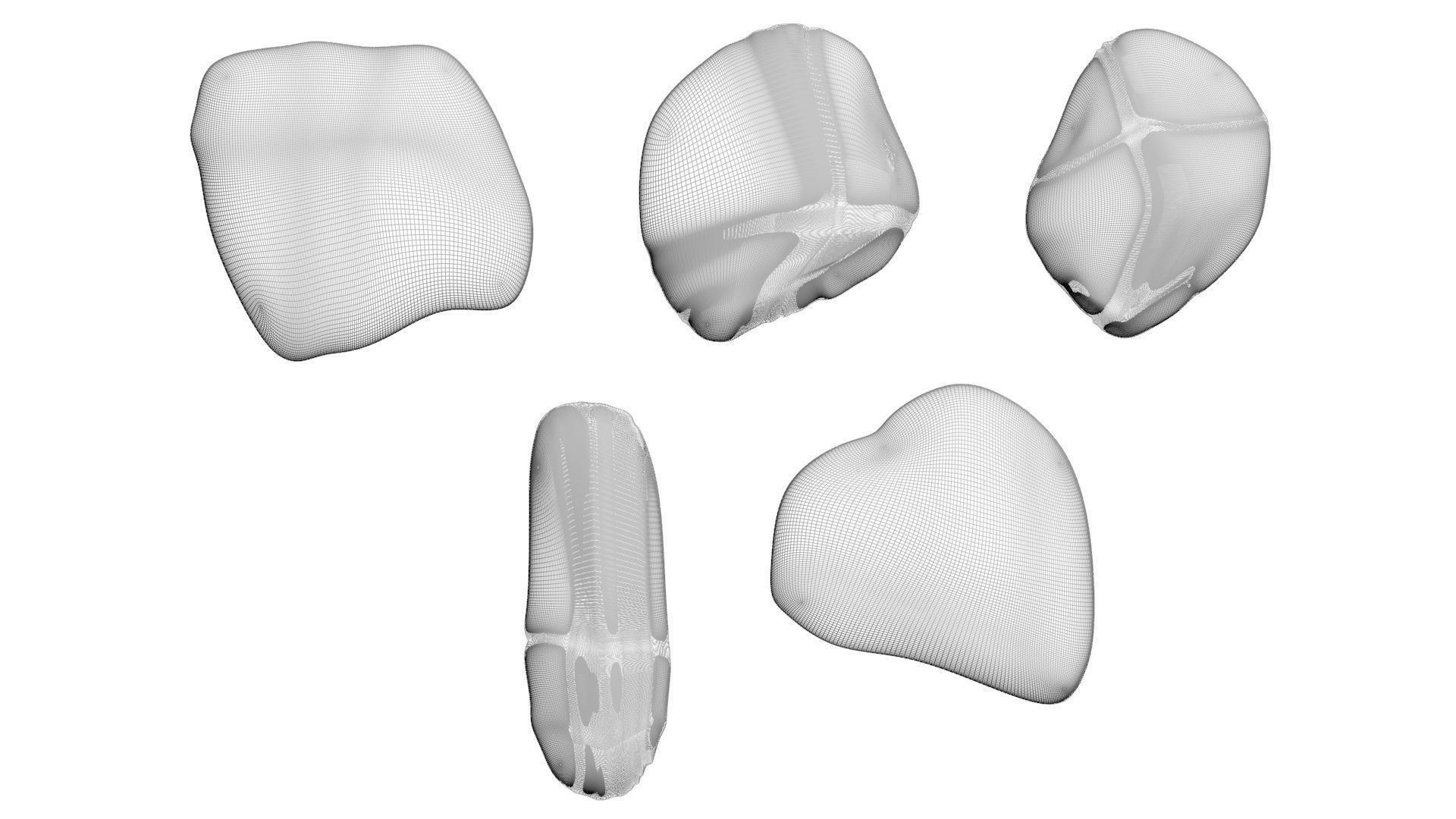 Rocks Set 3D model_19