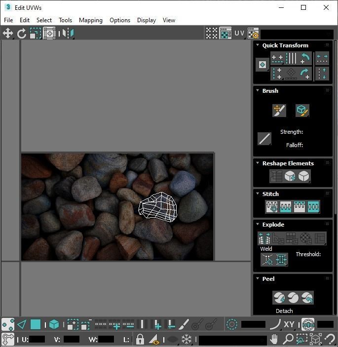 Rocks Set 3D model_25