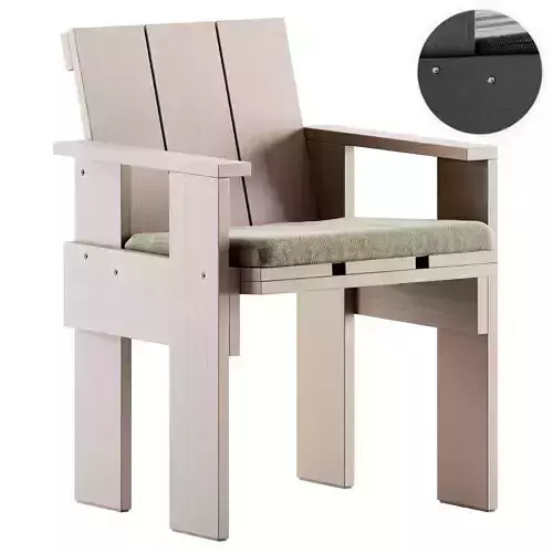Hay Crate Outdoor Chair Upholstered
