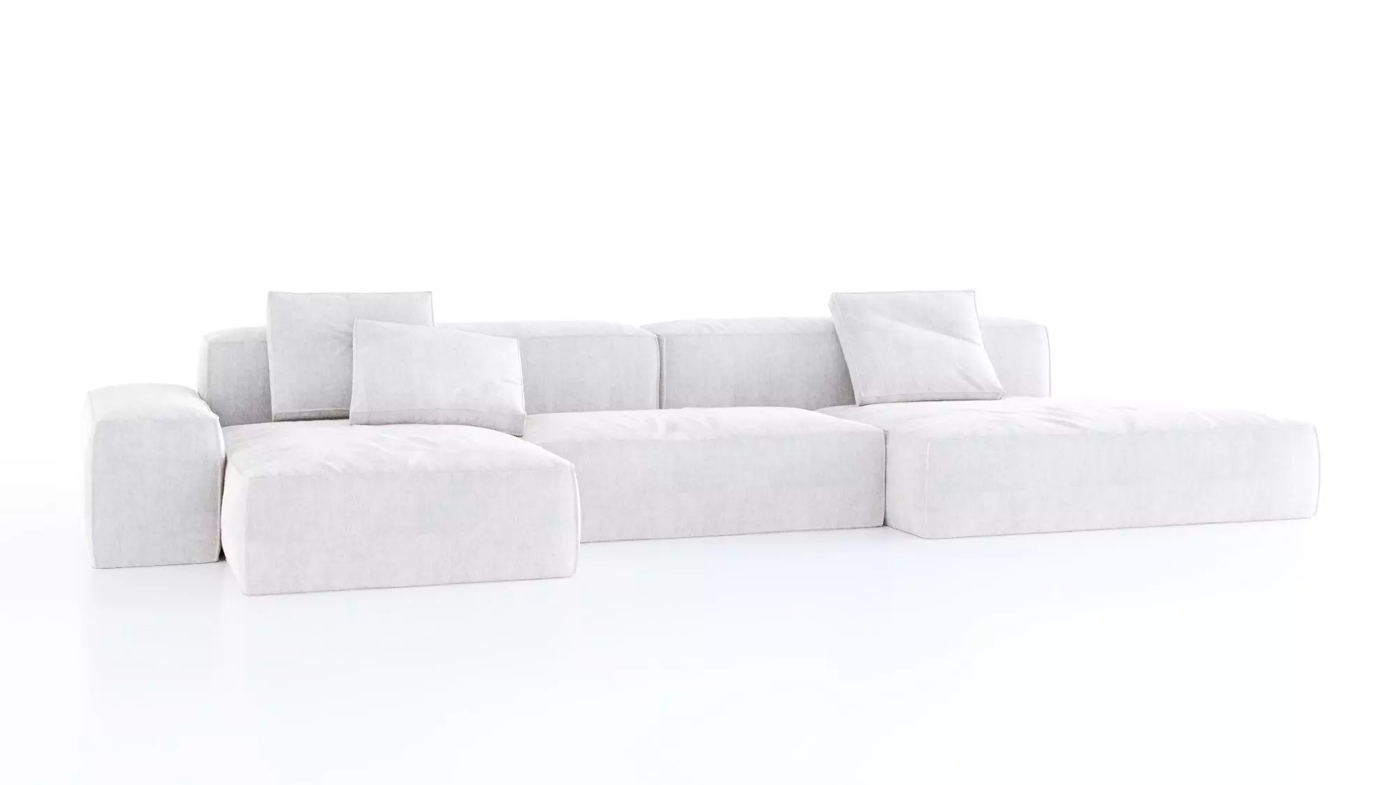 sofa boca navi 3D model