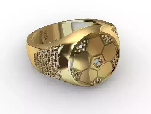 Balloon soccer ring  futbol football STL 3D print model