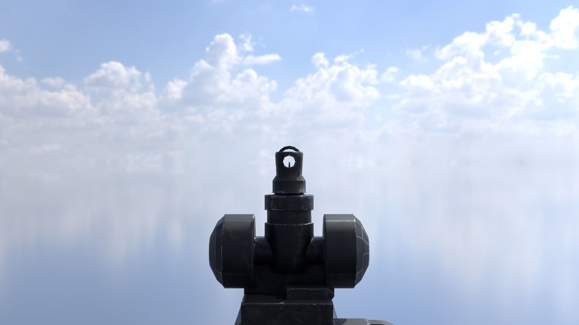 Fn Scar Free low-poly 3D model_9