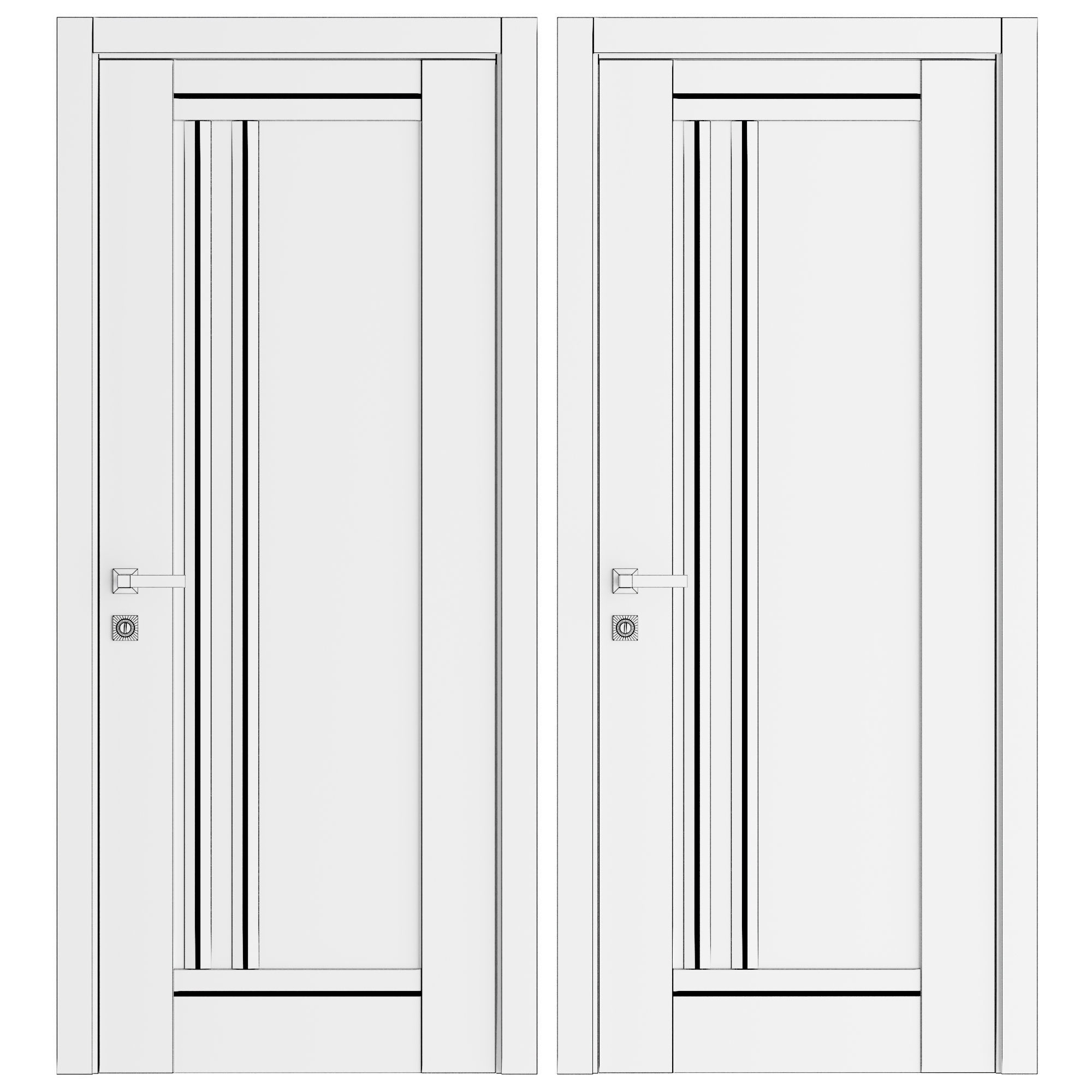 Interior doors FRESCA COLOMBO 3D model_3