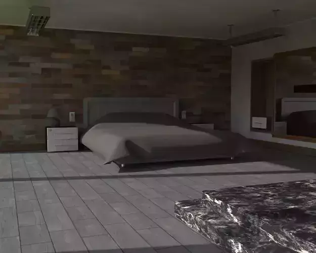 Interior Of A Small Apartment  House