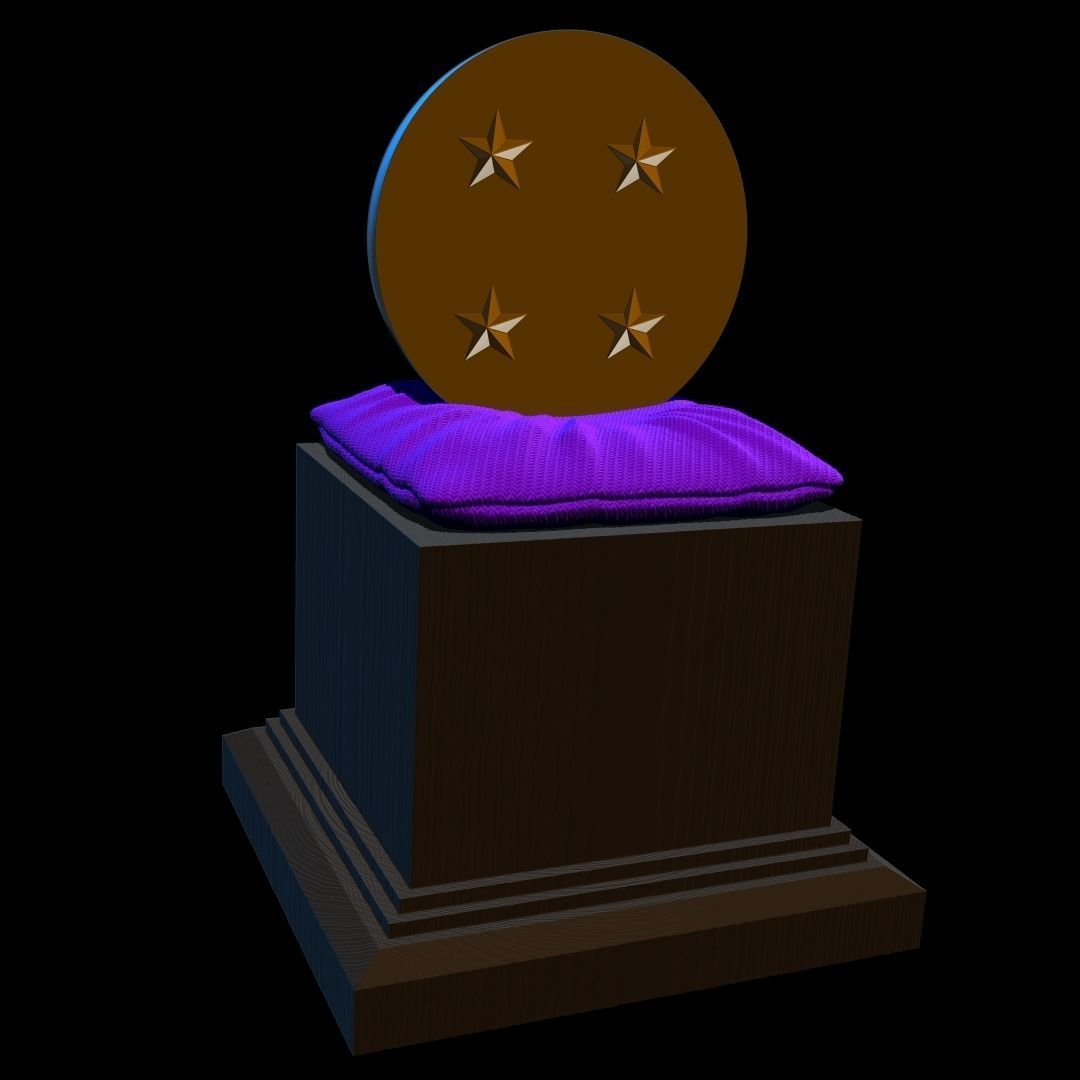 FOUR STAR DRAGONBALLS 3D print model_3