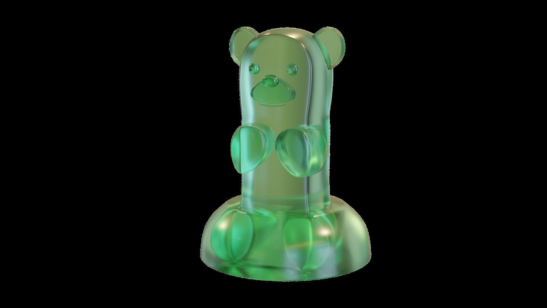 Gummy Bear Chess Set 3D model 3D printable | CGTrader