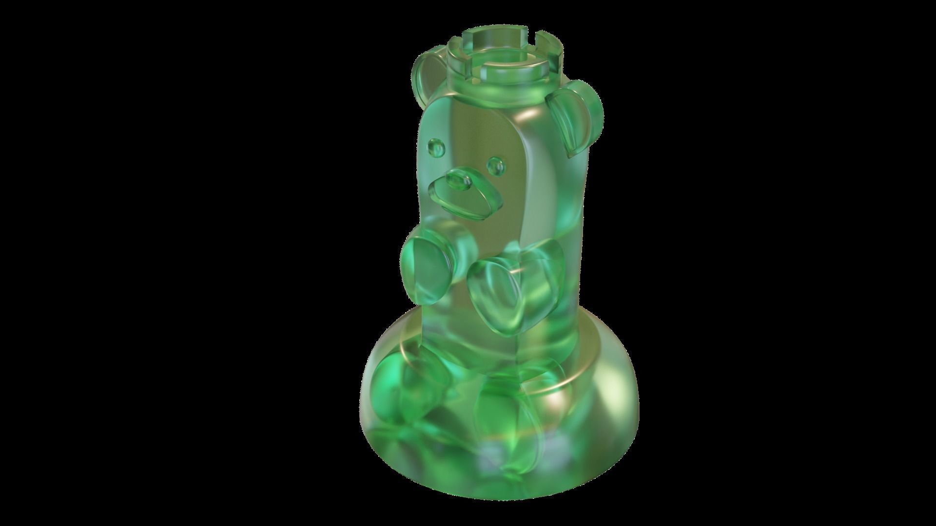 Gummy Bear Chess Set 3D model 3D printable | CGTrader