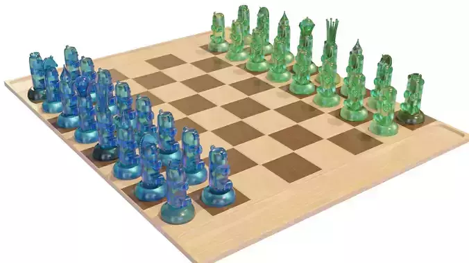 Gummy Bear Chess Set 3D print model