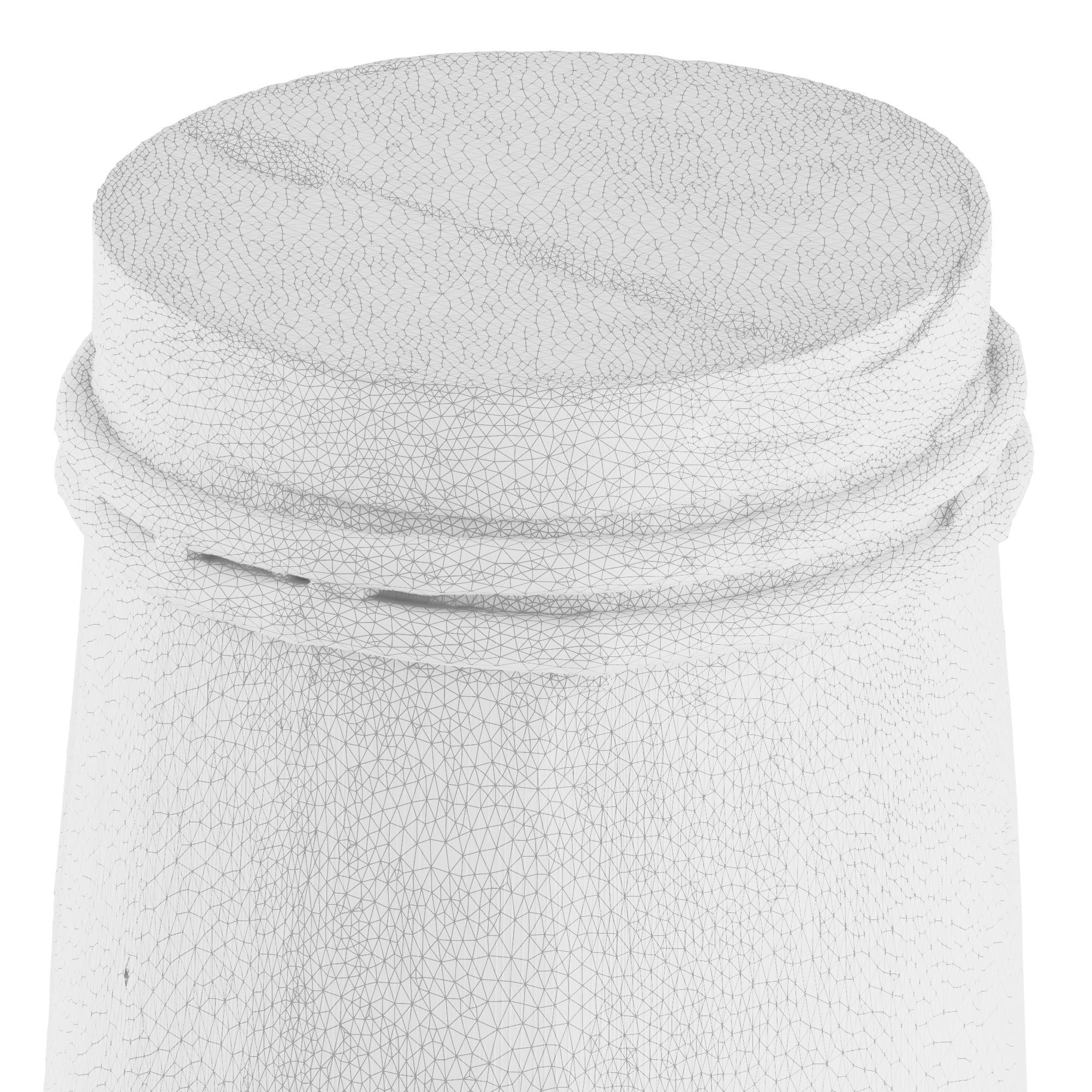 wooden barrel 3D model_3