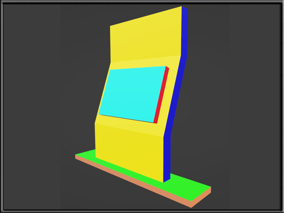 Display 09 Low-poly 3D model_1