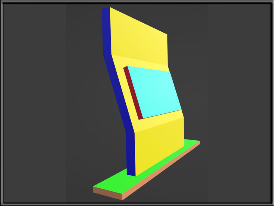 Display 09 Low-poly 3D model_2
