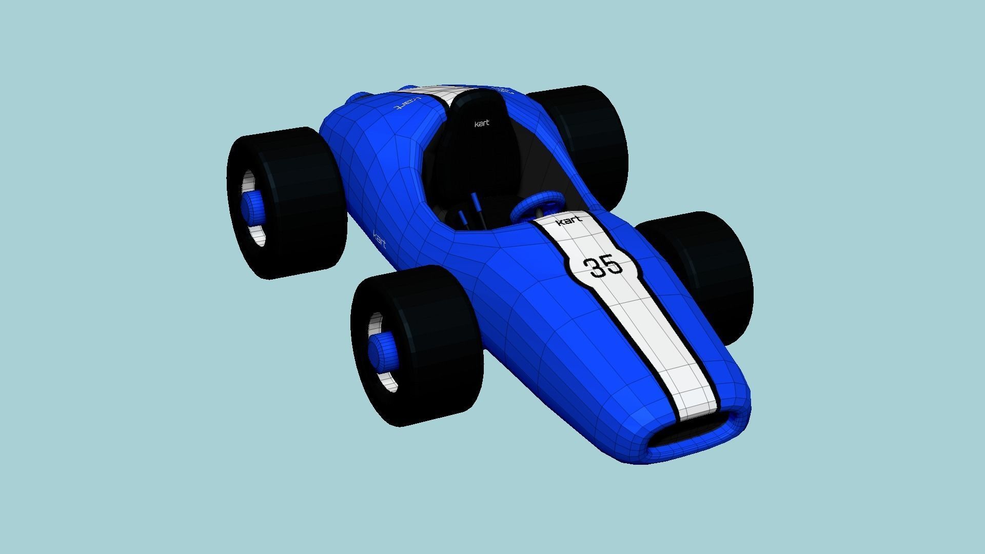 10 Cartoon Kart F Collection - Vehicle Racing Design _73