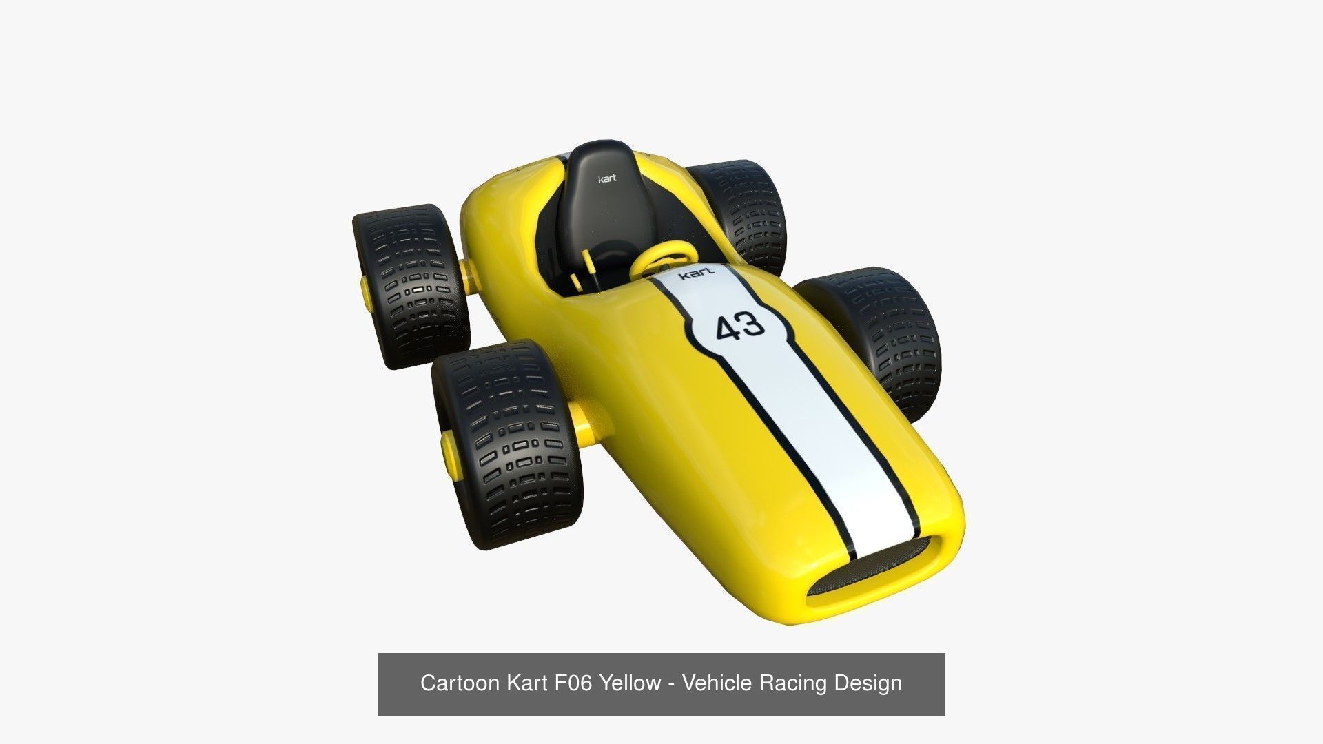 10 Cartoon Kart F Collection - Vehicle Racing Design _6