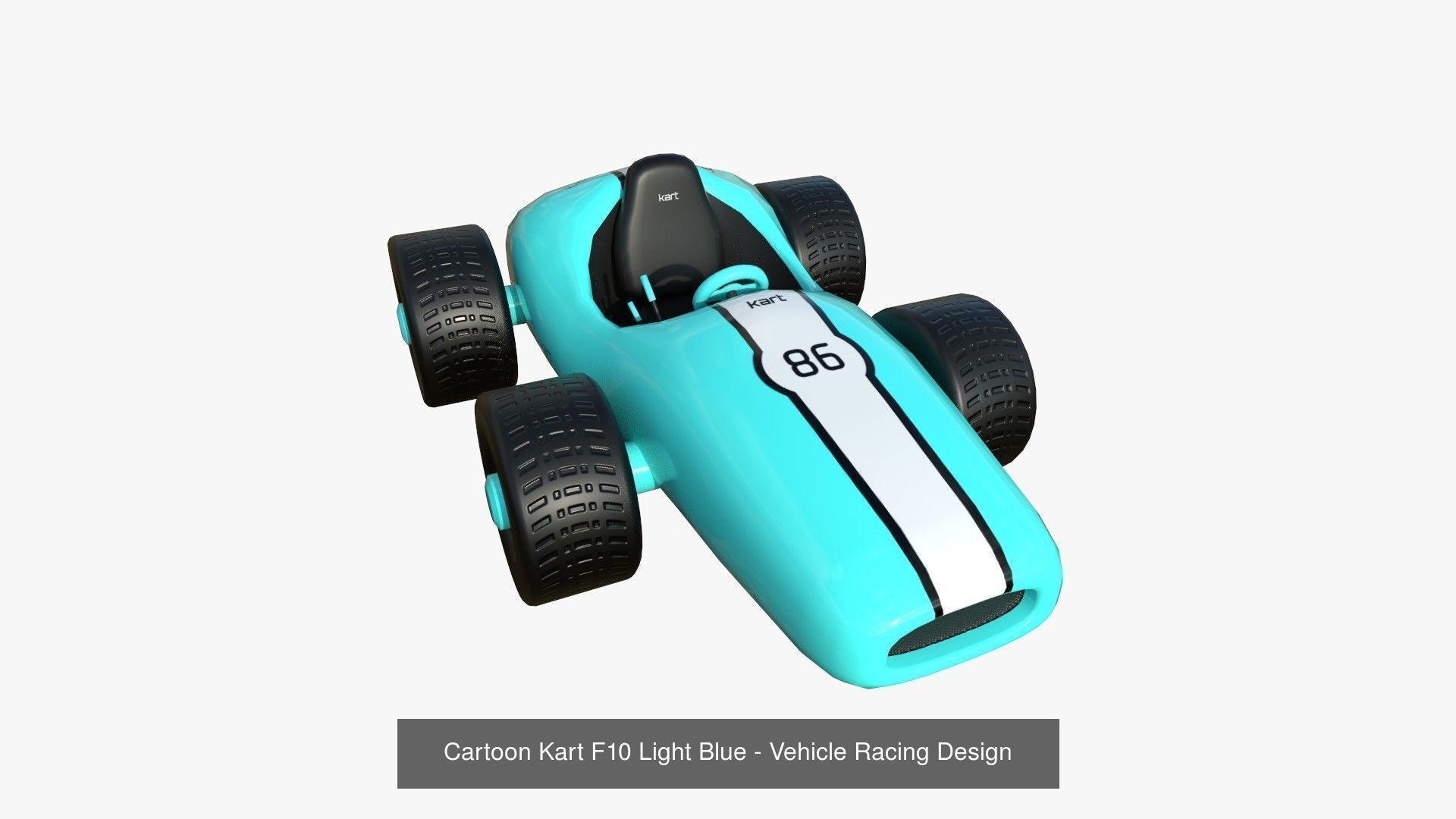 10 Cartoon Kart F Collection - Vehicle Racing Design _10