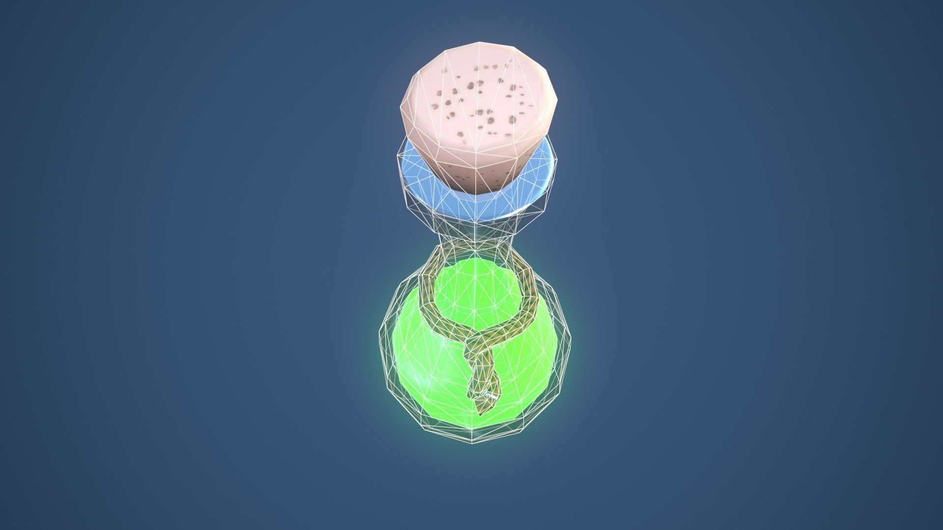 Stylized Alchemy Potion Low-poly 3D model_9