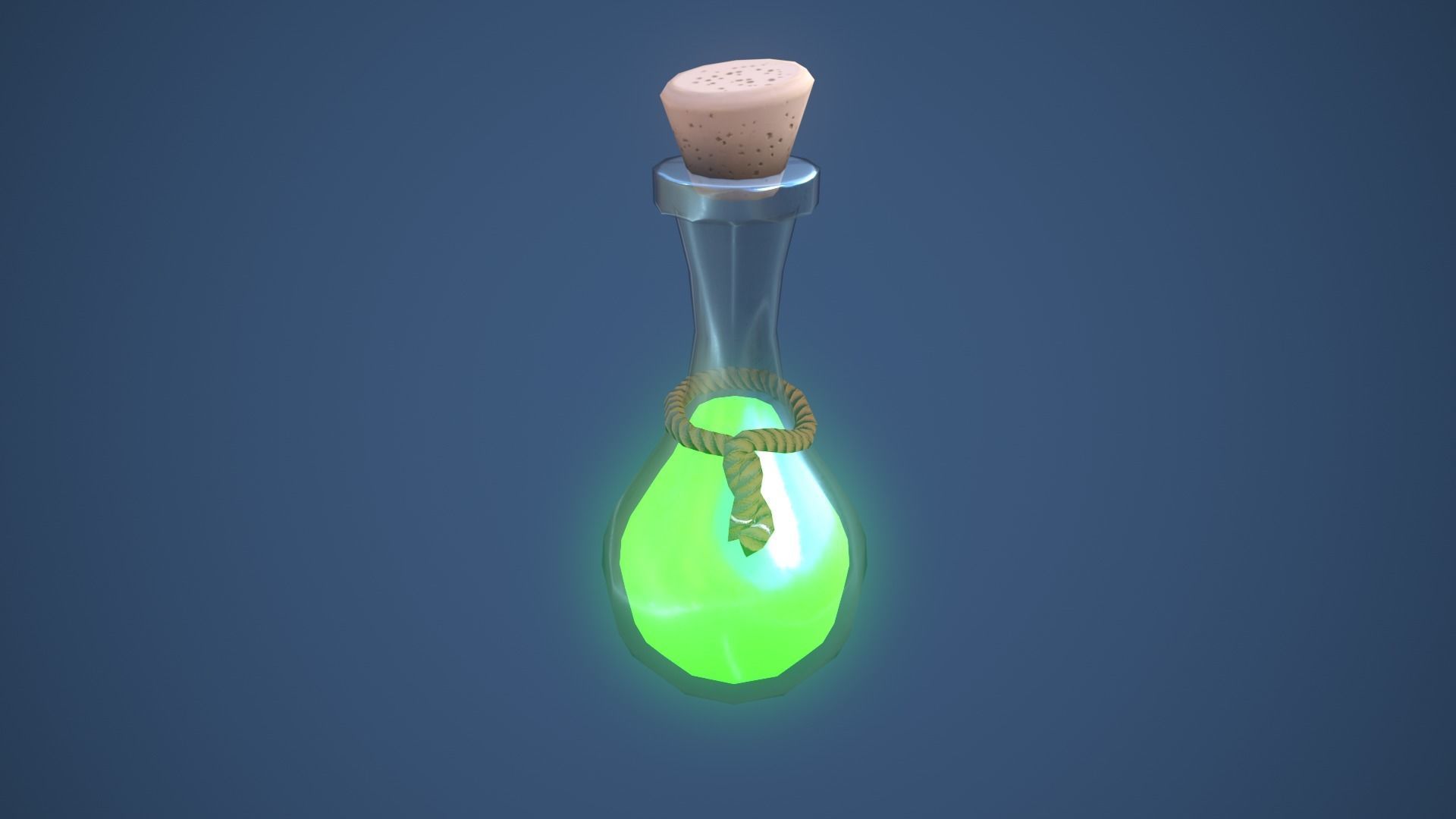 Stylized Alchemy Potion Low-poly 3D model_4