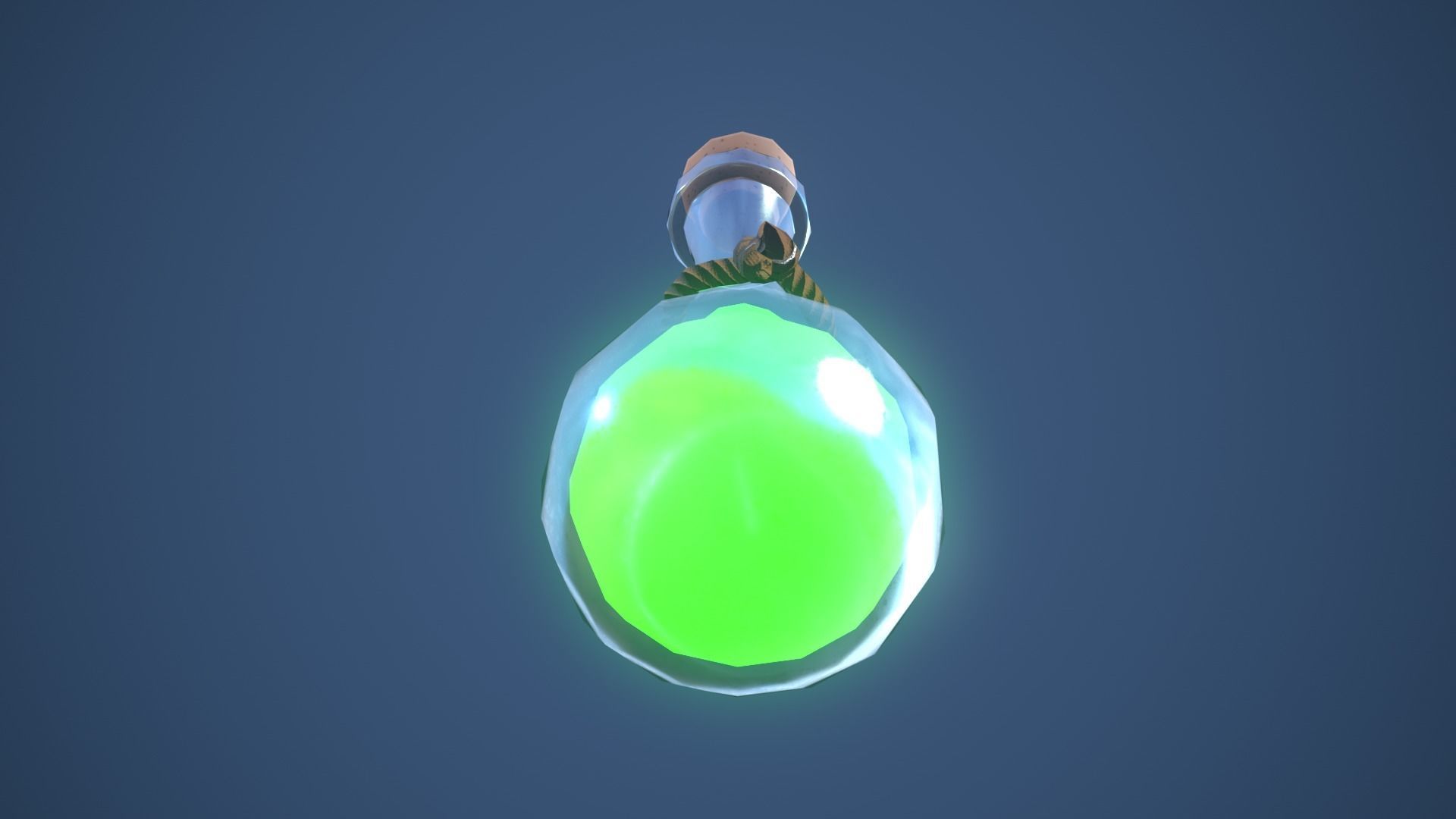 Stylized Alchemy Potion Low-poly 3D model_6