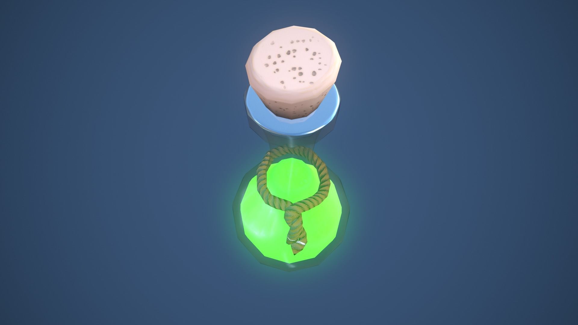 Stylized Alchemy Potion Low-poly 3D model_8
