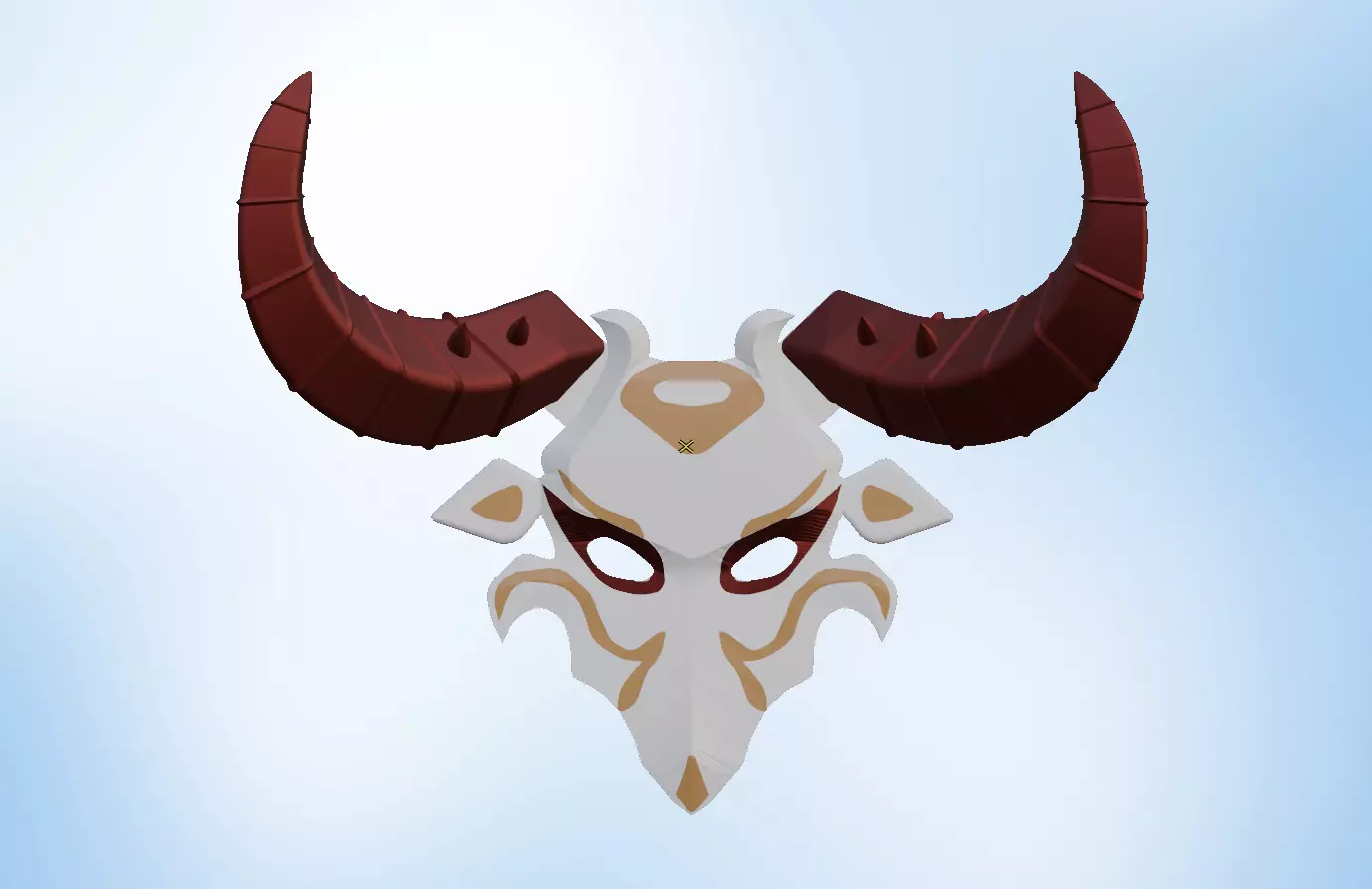 Genshin Impact - Hilichurls mask 3D print model