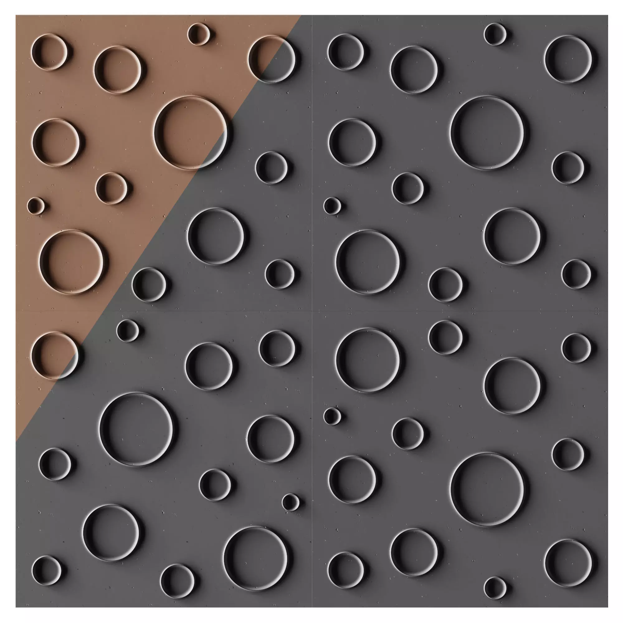 3d panel MOON 3D model_0