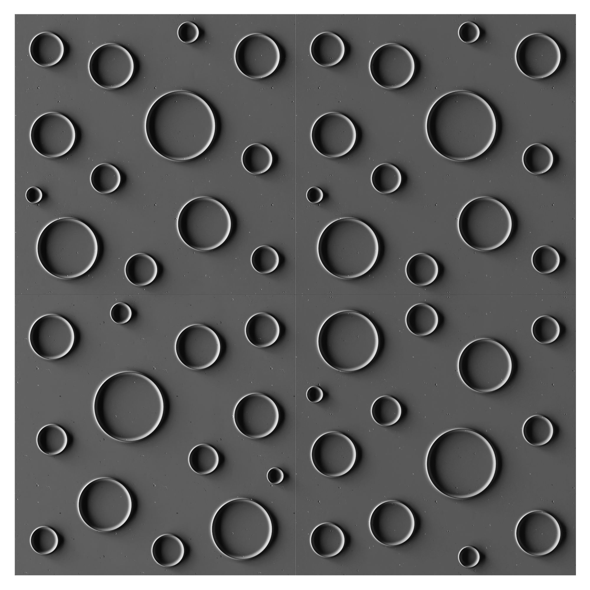 3d panel MOON 3D model_1