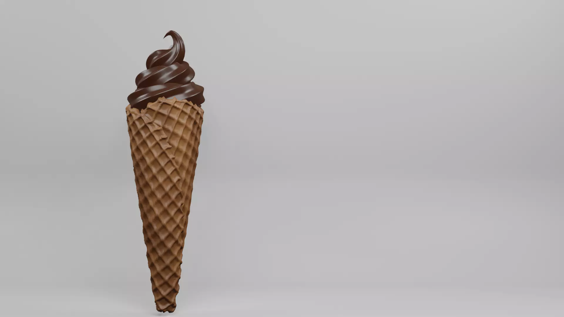 Waffle Ice Cream 3D print model
