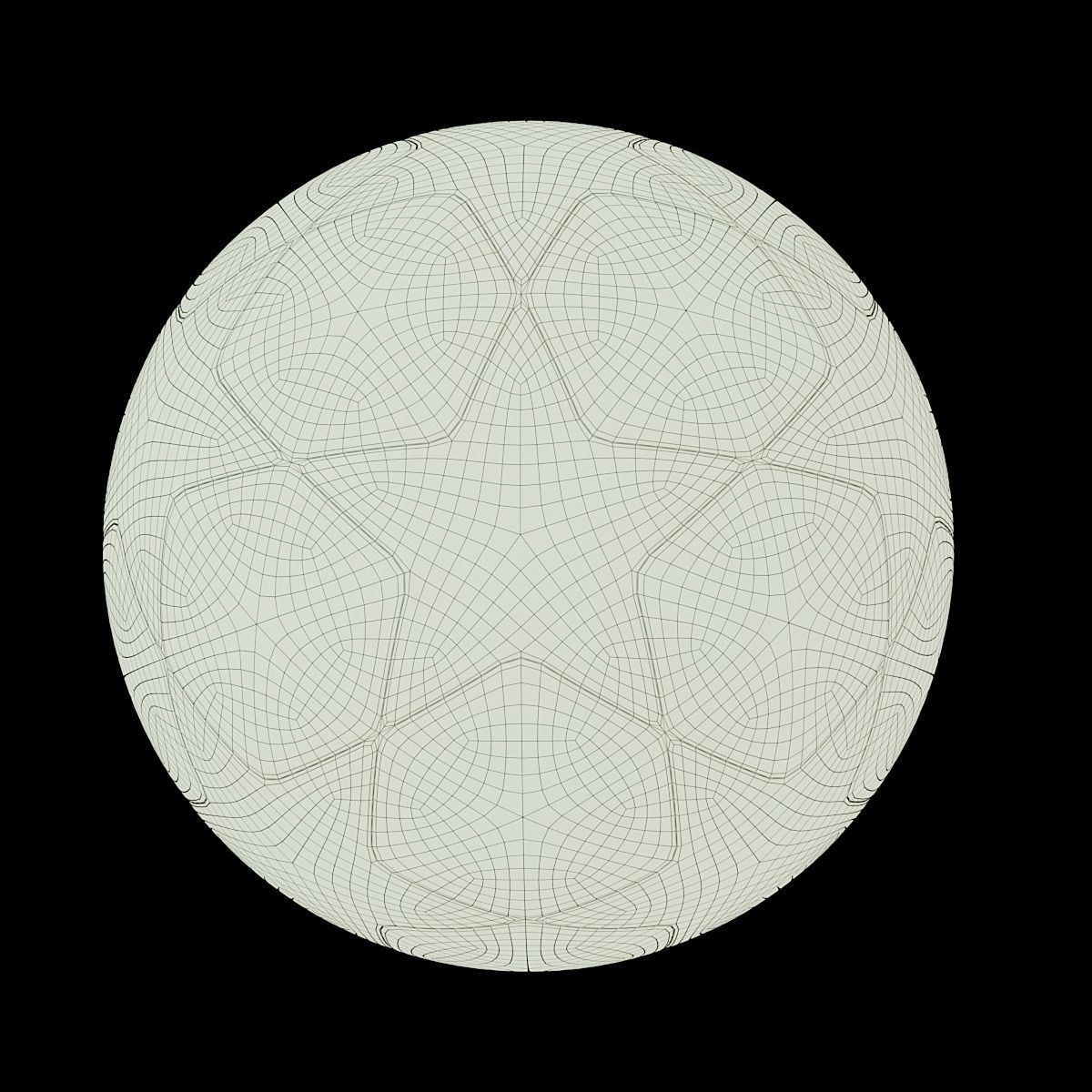 Ball Adidas Champions League  3D model_3