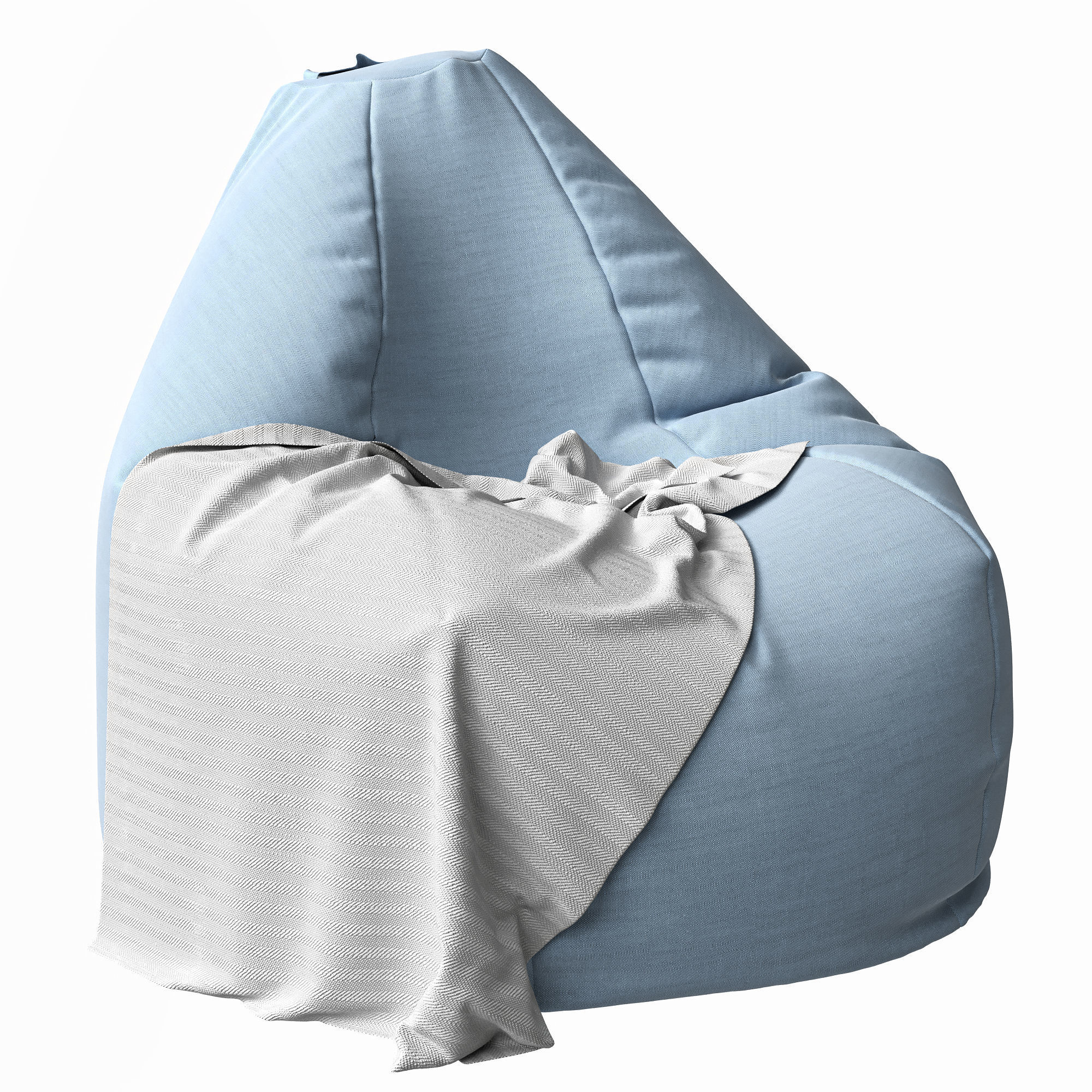 Pouffe Rory Bean Bag 3D model_2