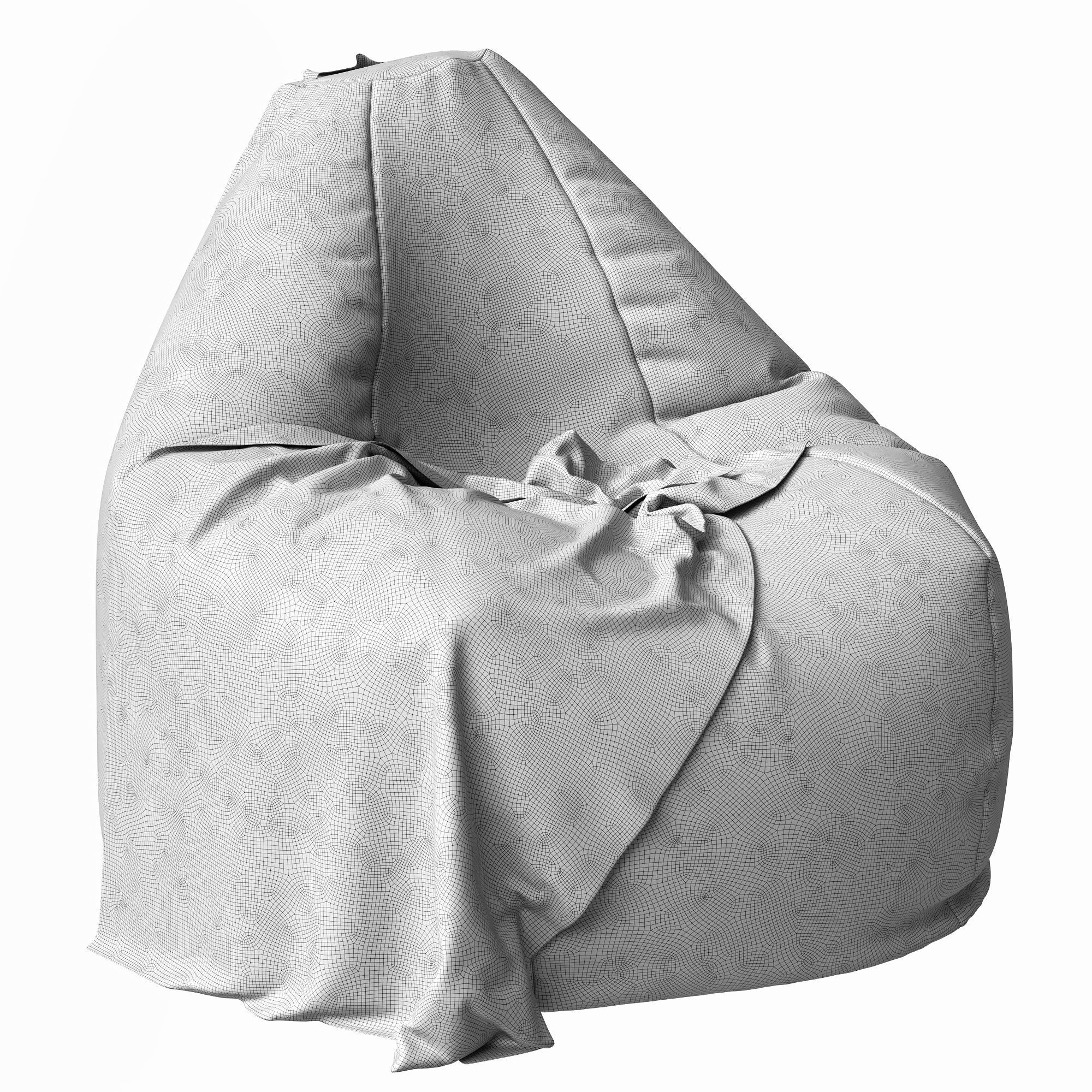 Pouffe Rory Bean Bag 3D model_5