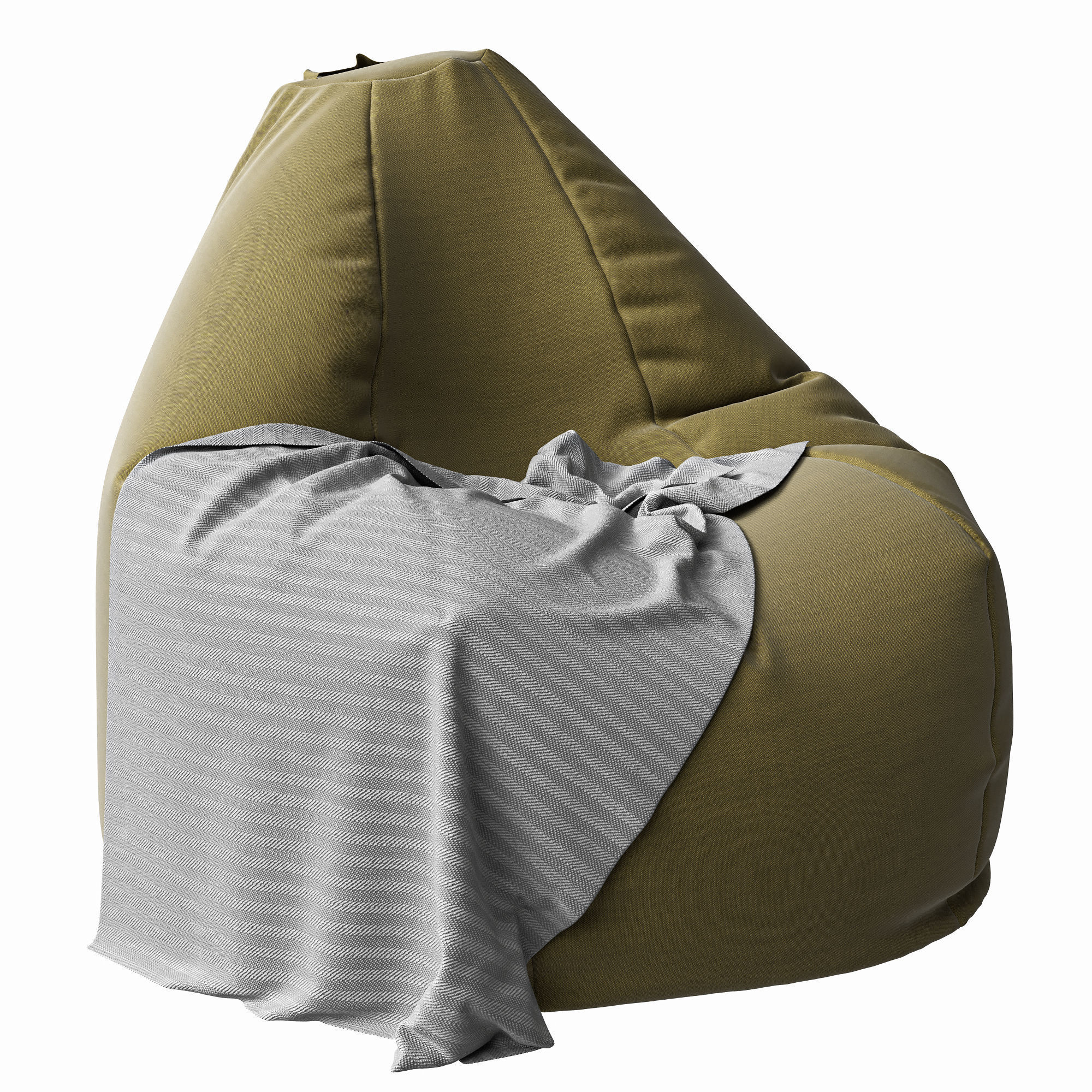 Pouffe Rory Bean Bag 3D model_1