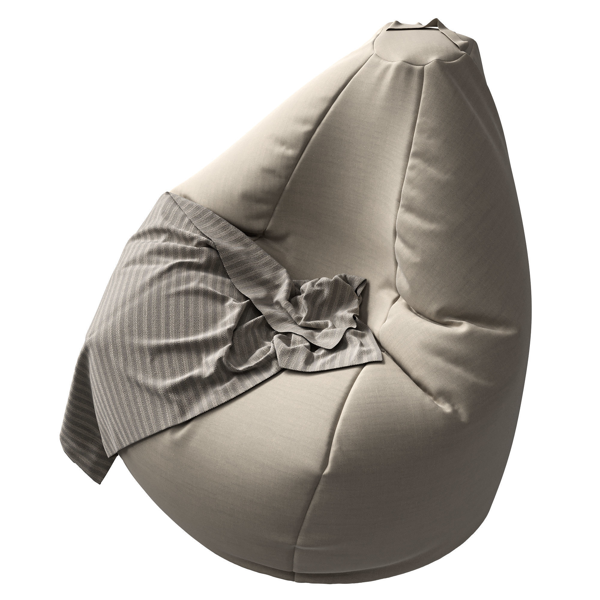 Pouffe Rory Bean Bag 3D model_3