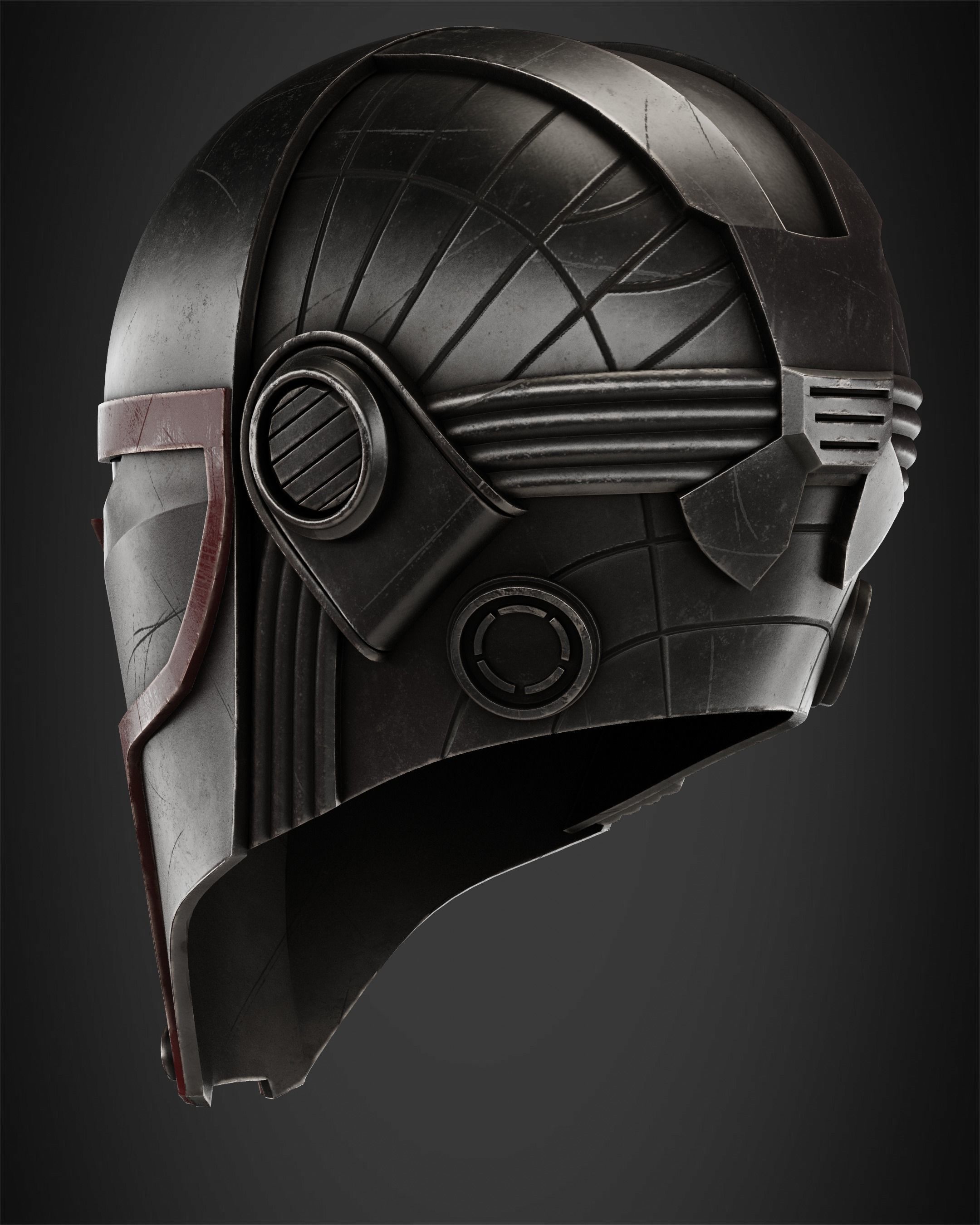 Star Wars Darth Revan Helmet for Cosplay 3D print model_7