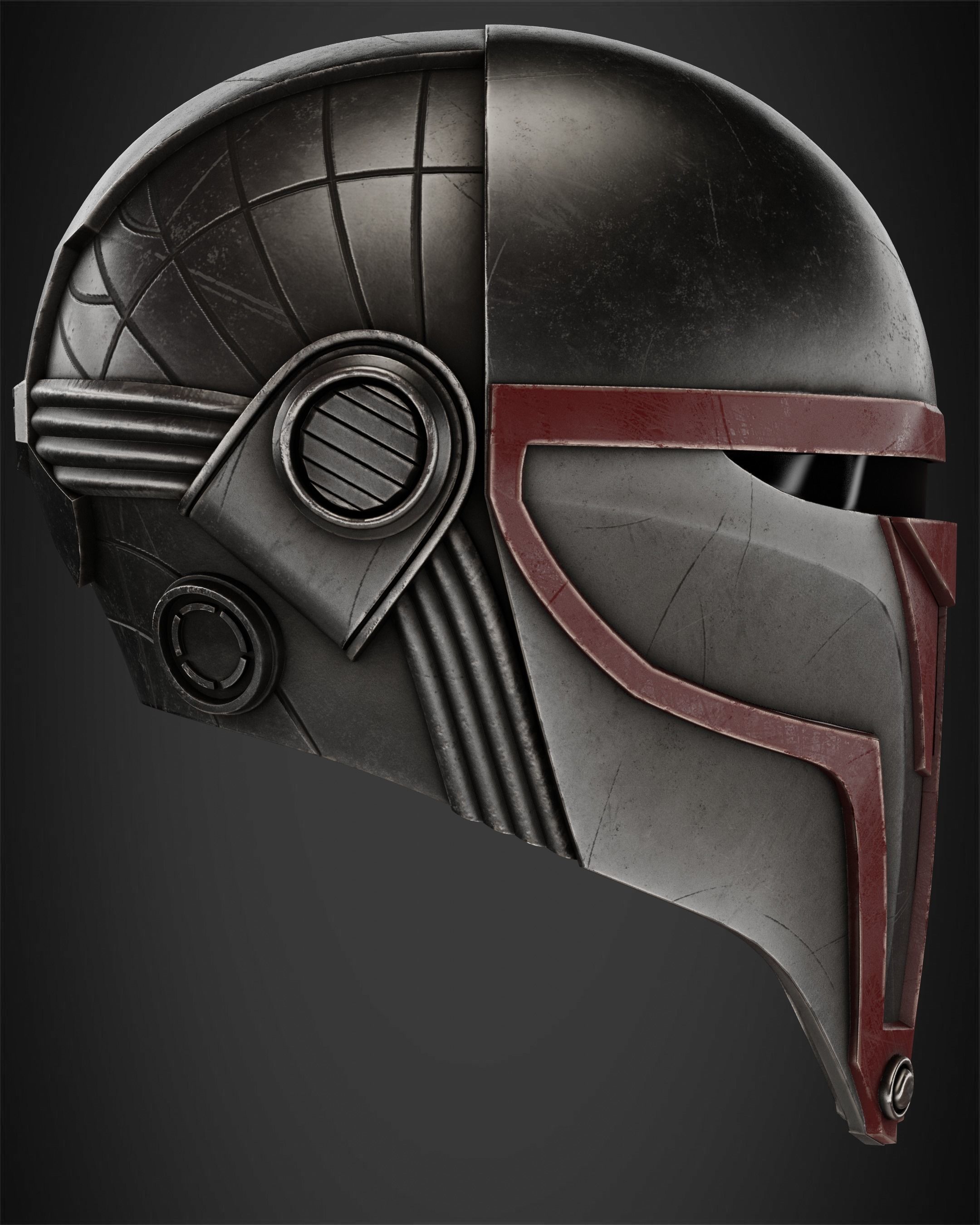 Star Wars Darth Revan Helmet for Cosplay 3D print model_4