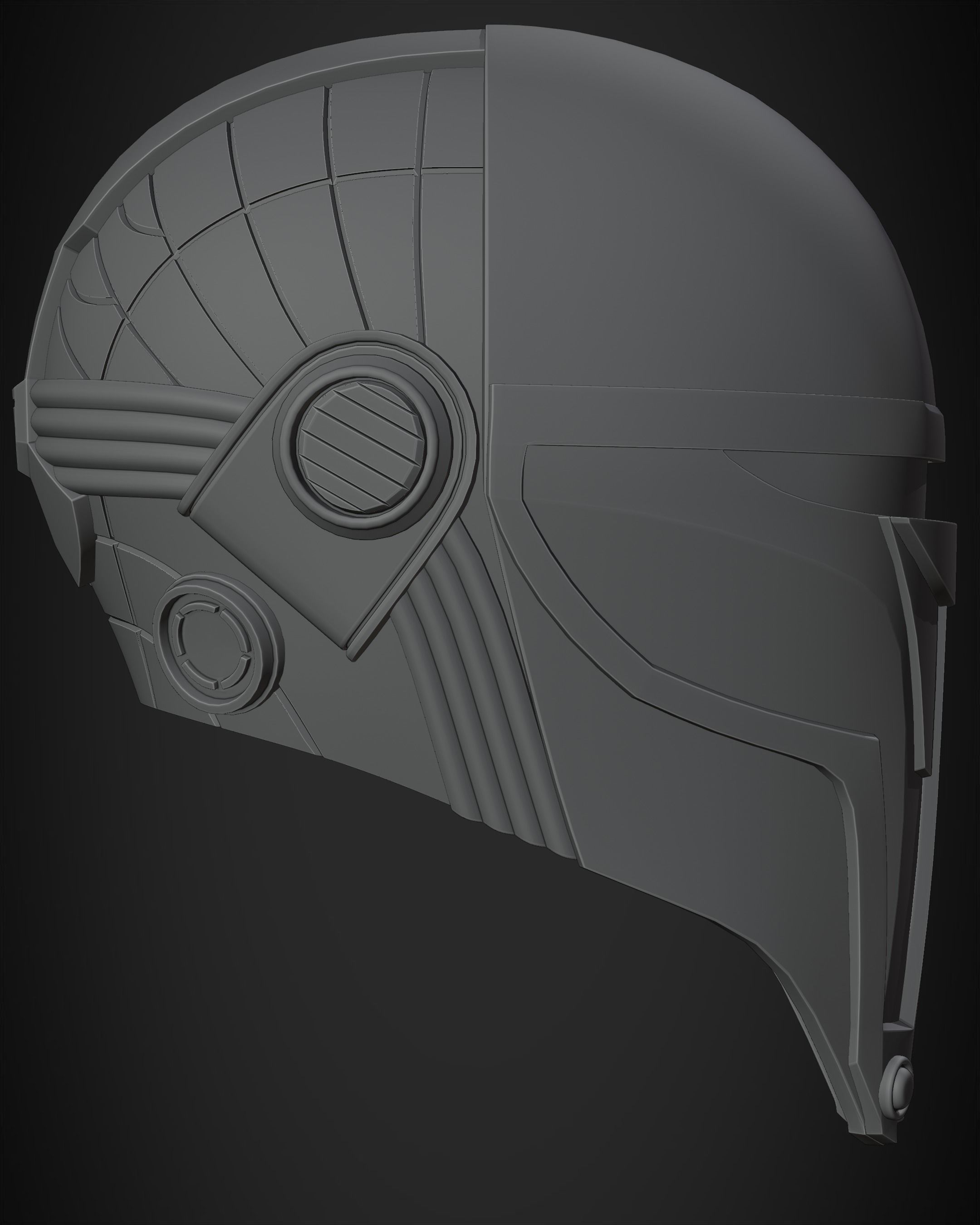 Star Wars Darth Revan Helmet for Cosplay 3D print model_18