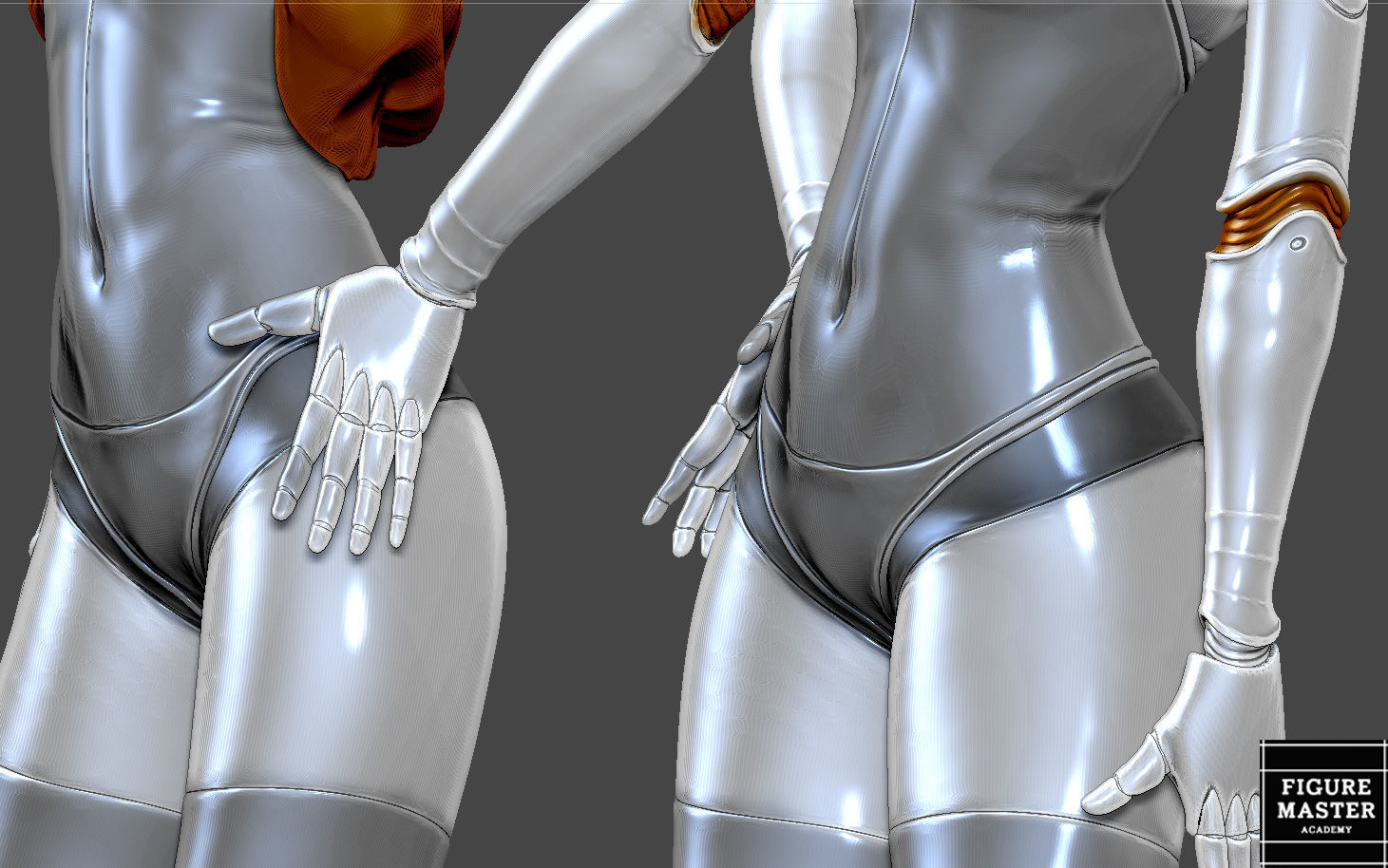 ATOMIC HEART TWINS ROBOT TWIN HUMANOID 3D PRINT 3D print model_14