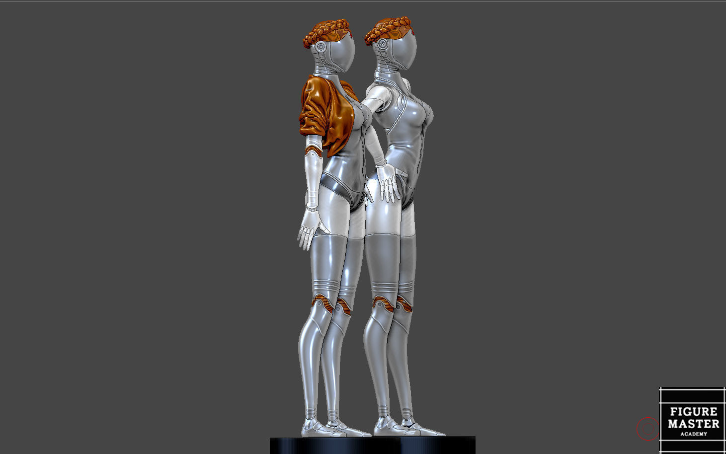 ATOMIC HEART TWINS ROBOT TWIN HUMANOID 3D PRINT 3D print model_15