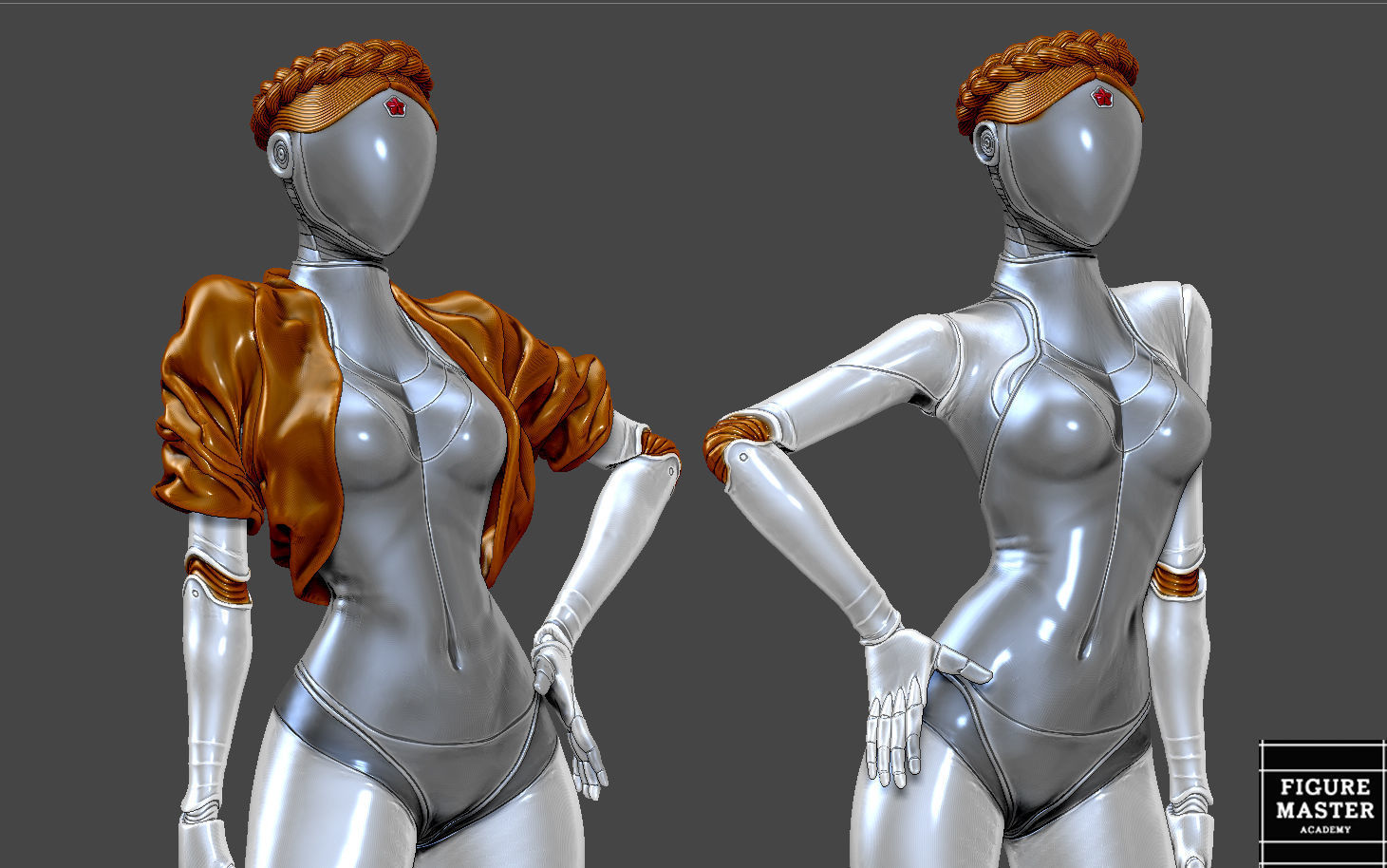 ATOMIC HEART TWINS ROBOT TWIN HUMANOID 3D PRINT 3D print model_9