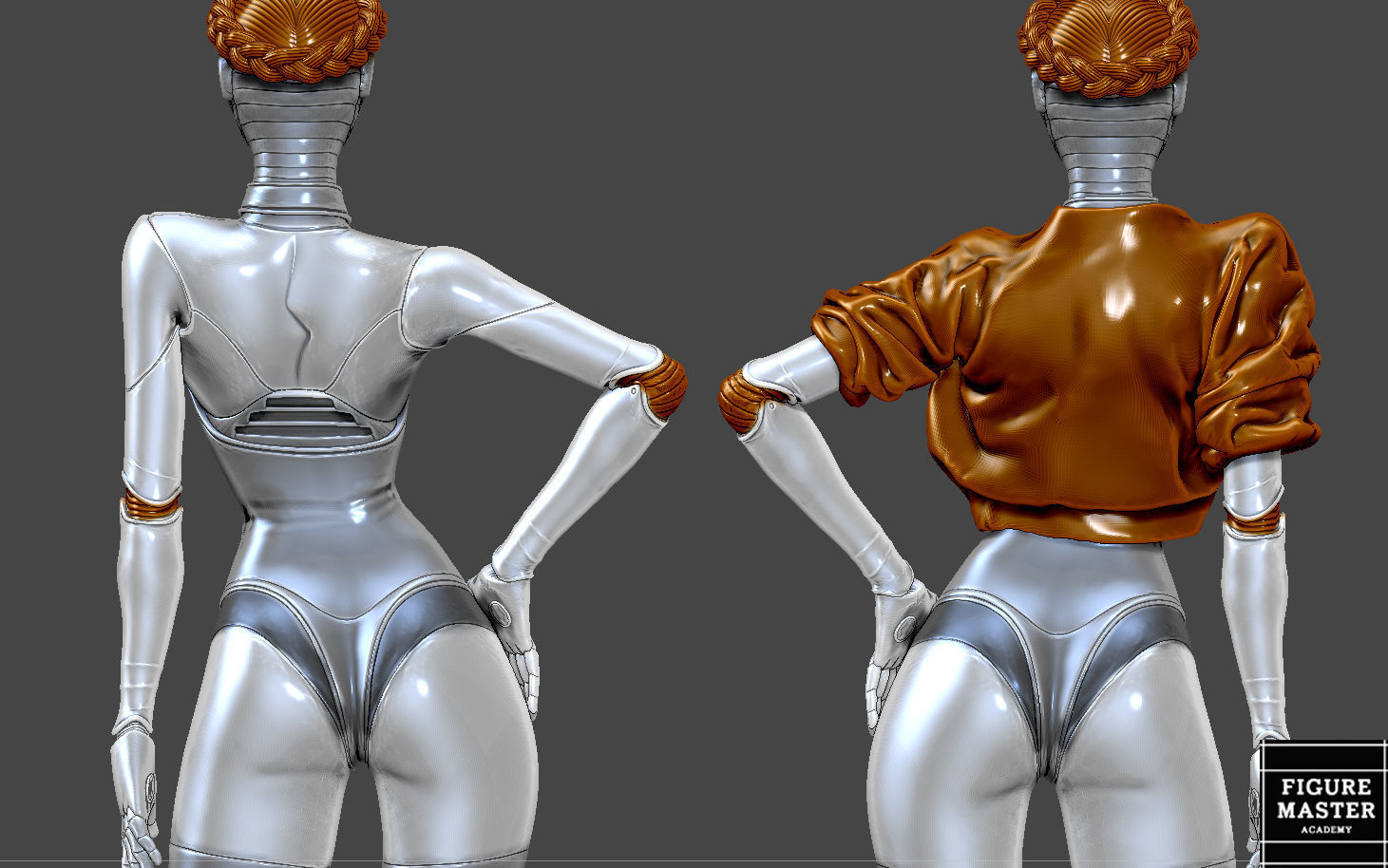 ATOMIC HEART TWINS ROBOT TWIN HUMANOID 3D PRINT 3D print model_11